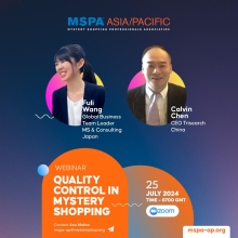 MSPA AP Webinar - Quality Control in Mystery Shopping