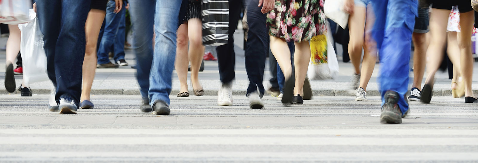 Walking people